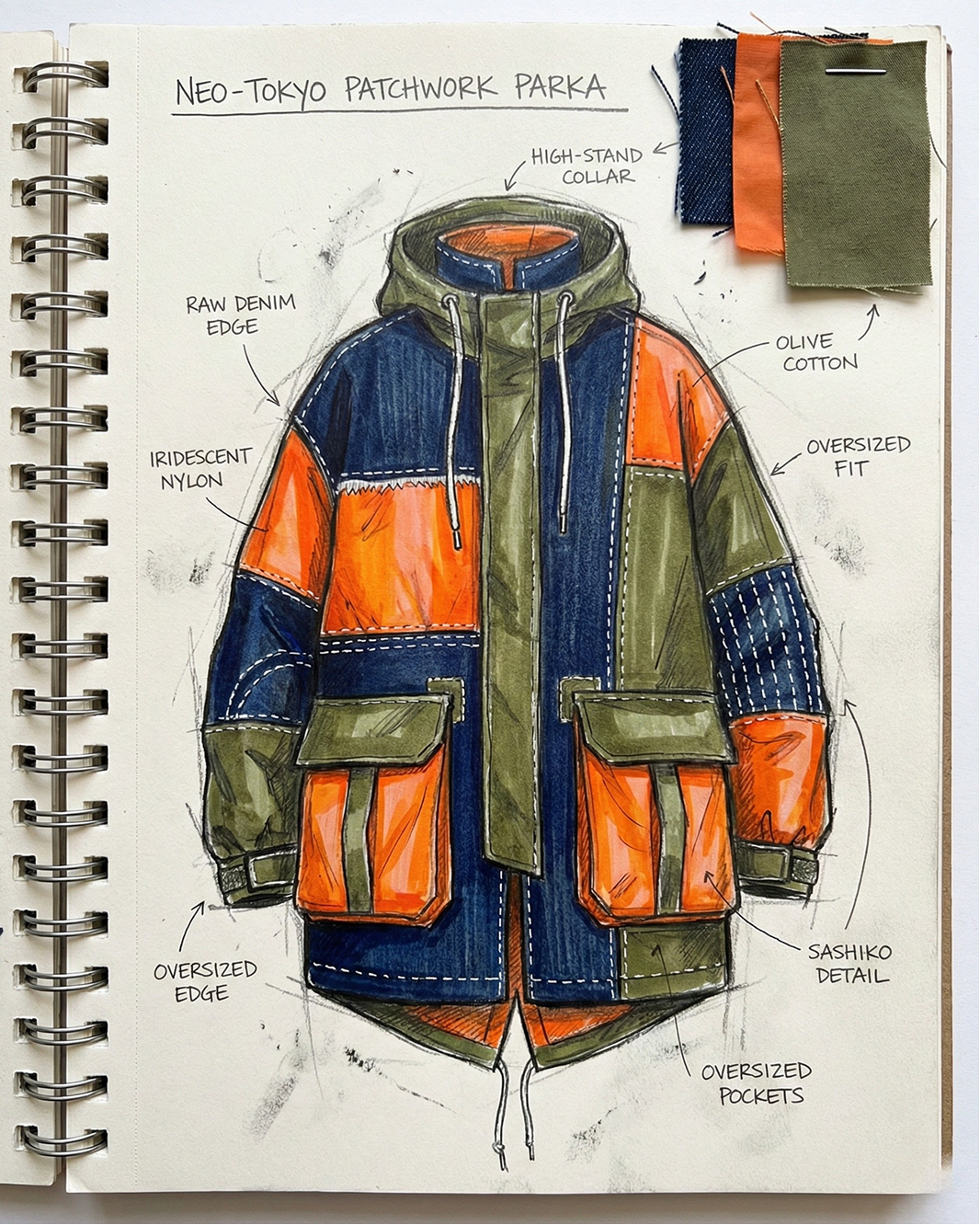 Fashion Sketch to Garment_input Fashion Sketch to Garment input