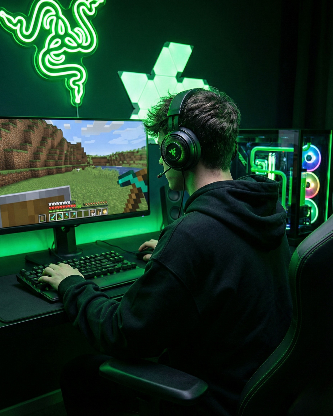 Gaming Setup RGB Glow