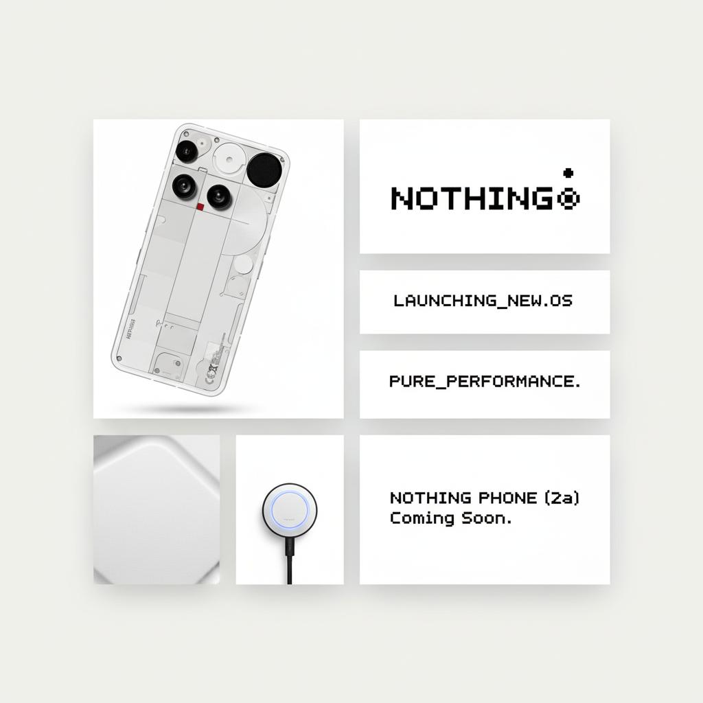 Minimal Tech Brand Moodboard