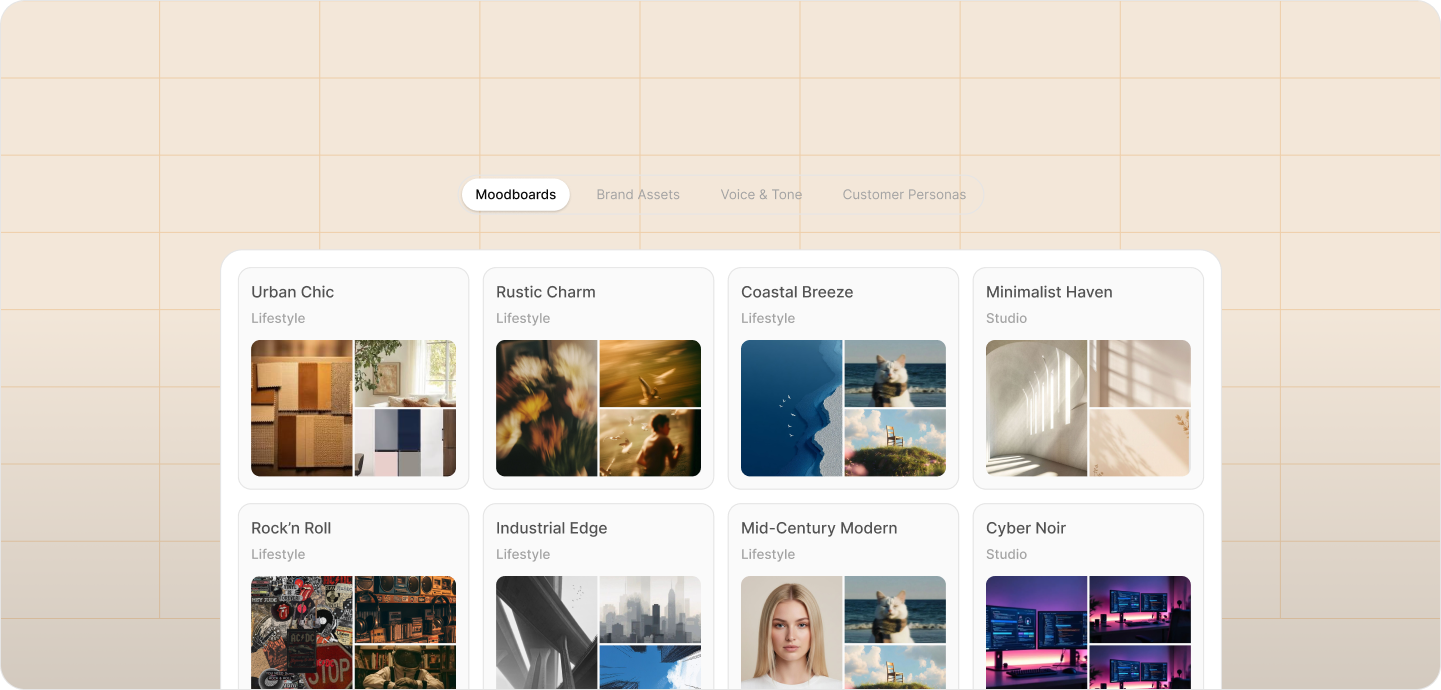 Different types of Lifestyle Moodboard