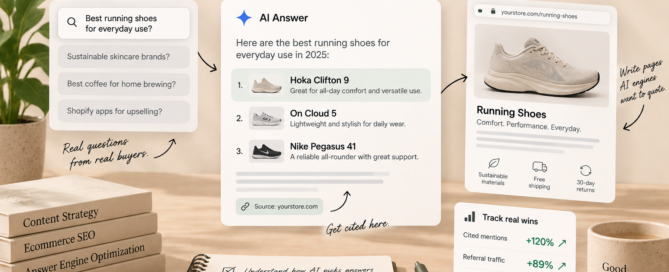 Answer Engine Optimization | Vague product copy compared with specific, quotable product facts