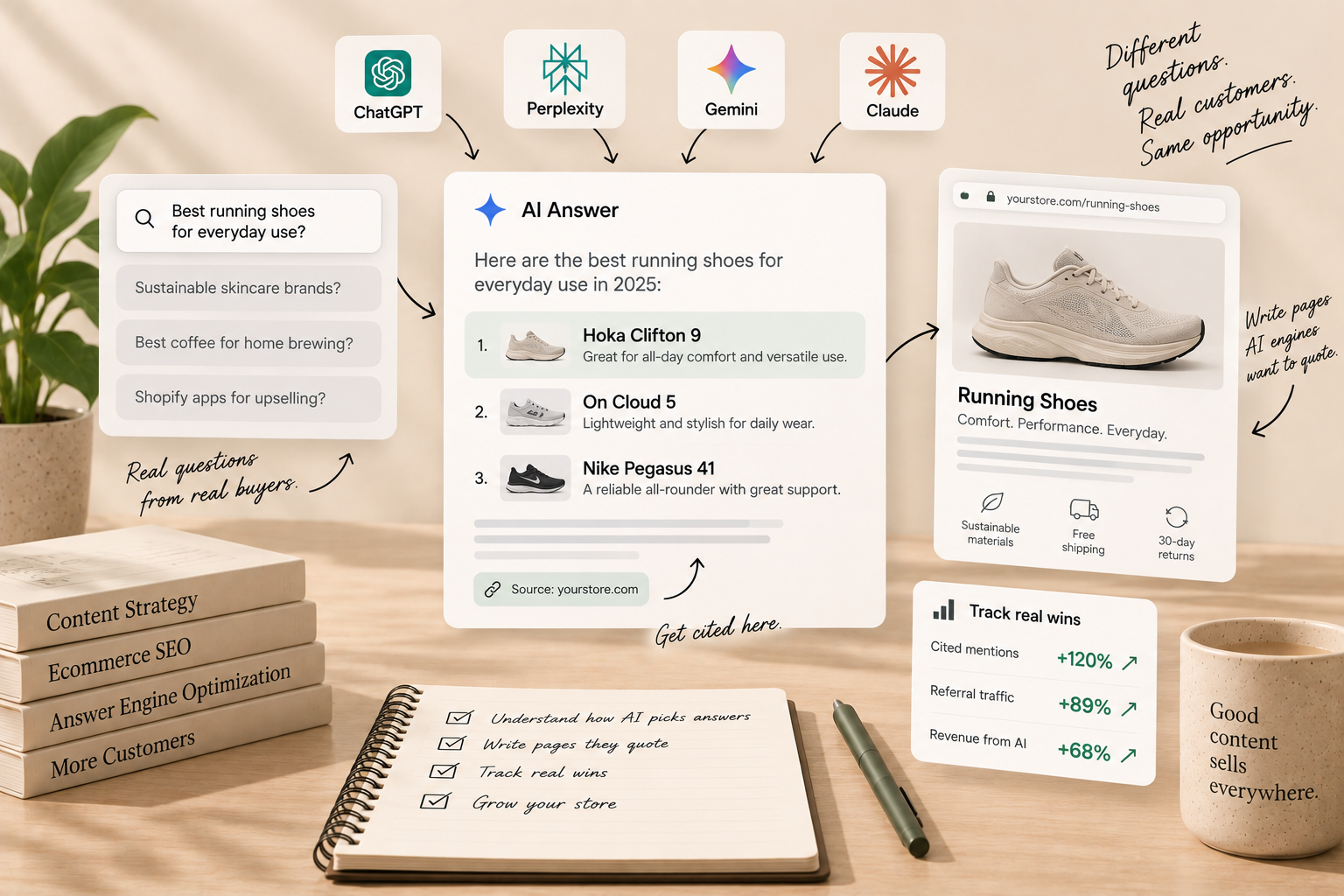 Answer Engine Optimization | Vague product copy compared with specific, quotable product facts Answer Engine Optimization | Vague product copy compared with specific, quotable product facts