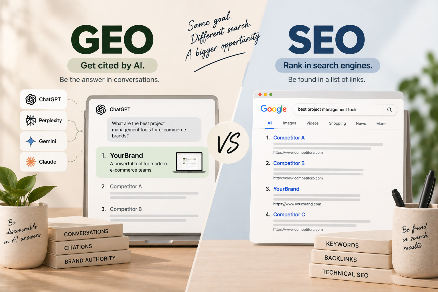 GEO vs SEO GEO vs SEO