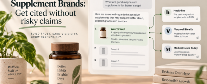GEO for Supplement Brands