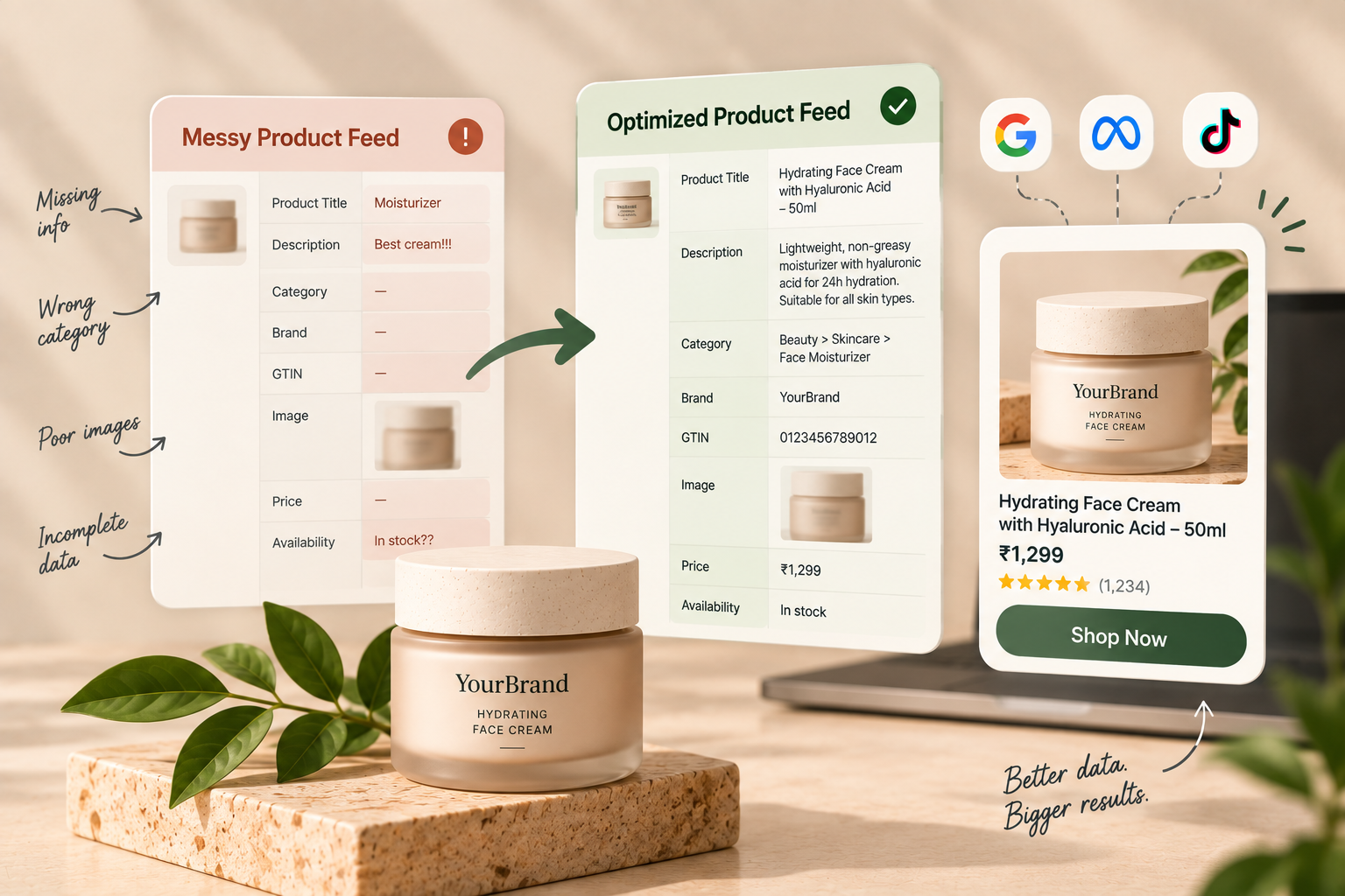 Product feed optimization Product feed optimization